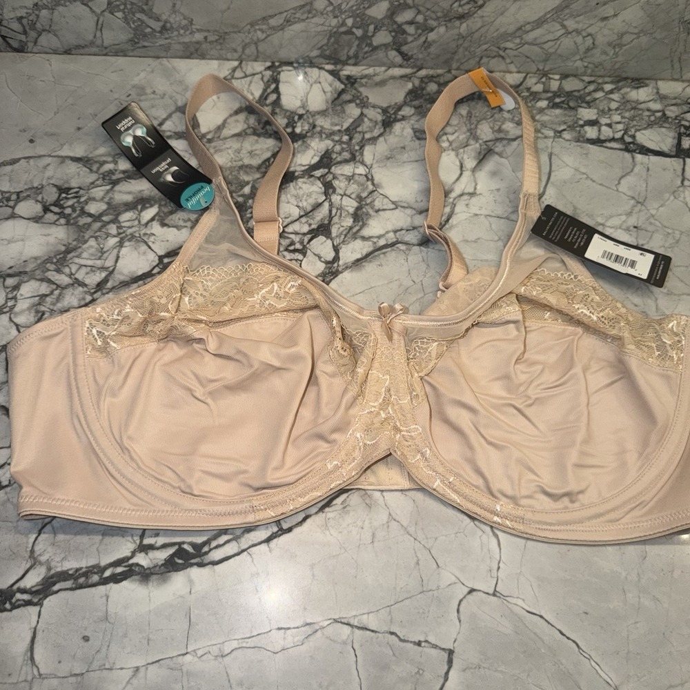 Lilyette Bali Minimizer Bra 44DD Full Coverage Nude NEW